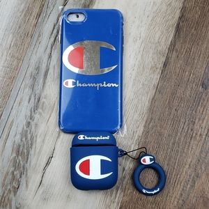 NEW i phone 7/8 Champion Case with Air Pod case